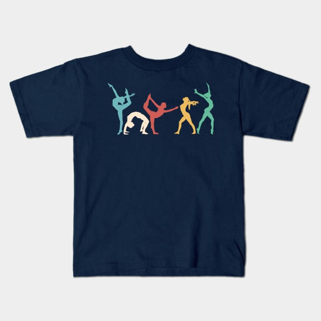 Gymnastics Squad Kids T-Shirt by Etopix